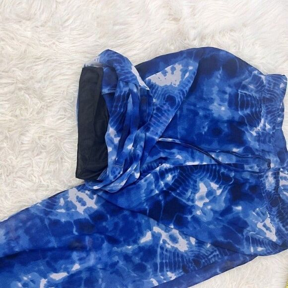 The Magic Of Stevie & Lindsay Women’s Pants Blue Tie Dye Drawstring Wide Leg XL - Picture 7 of 11